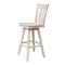 International Concepts Ava Bar Height Stool, with Swivel 30" Seat Height, Unfinished S-133SW - alternate 4
